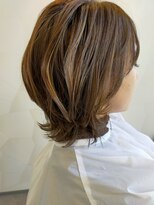 ガーデン(GARDEN)&nbsp;ハイライトカラーひし形ボブ