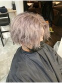 #黒髪#ボブルフ#ネビージュ#小顔#ワンレン