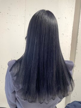 ラミ(L'ami) 寒色系カラー/ラベンダーグレージュ/ストレートロング