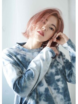 シェル 立川(shell) くびレイヤーエモージュ前髪モテベージュレイヤーミディ【立川】