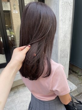 コフィー バイ メルト 吉祥寺(cofy by melt) 【松本咲花】ブリーチなし透明感ラベンダーグレージュ冬カラー