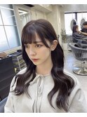韓国レイヤー/韓国風/ボブ/髪質改善/黒髪/ブリーチなし〔池袋〕
