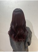 20代30代大人可愛いダブルカラーブリーチレッドブラウンカラー