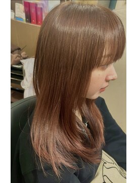 サロン ド ビカ(Salon de bika) 大人ガーリーオレンジブラウンカラー♪