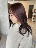 ミニム ヘアー(minim hair) 【minim×mio】ブリーチなしでピンクブラウン