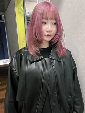 クペウ アエレ(cope'u aele) ボブ/ダブルカラー/ケアブリーチ/ブロンド/梅田/大阪