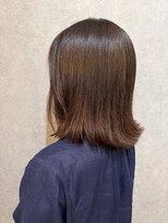 ウィスプ 赤羽店(wisp)&nbsp;大人かわいい外ハネミディ 夏の美肌カラー#1