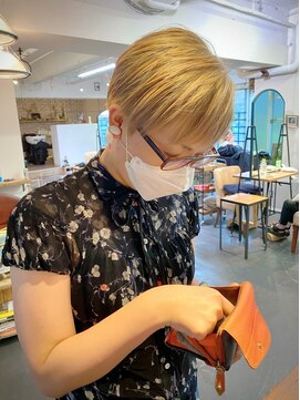 ポタム 東中野(potamu) ブリーチとベリーショート