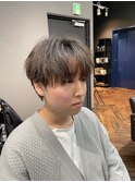 韓国アイドル風シースルーマッシュ