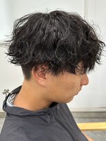 フゥ 宇都宮(FeU) 波巻きスパイラルパーマツイストパーマメンズマッシュパーマ