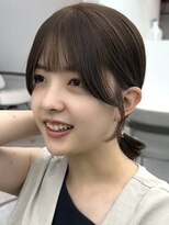 ビューブルー 亀戸錦糸町(VIEW BLUE)&nbsp;◎美髪カールピンクブラウンロングセミディ似合わせ前髪