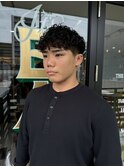 MEN'SHAIRウルフカルマパーマメンズショートイージーパーマ