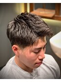 <理容室>バーバー メンズカット パーマ ニュアンスパーマ