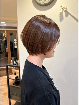 ルヴェール(Le Vert) 丸みショート◎マロンブラウン
