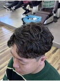 無造作ラフカールパーマ