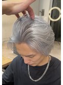 メンズシルバーカラー