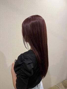ル モンド ヘアー(Le monde hair) wine color