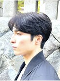 【Hale】ブルーブラック/スパイキーショート/フェザーパーマ原宿