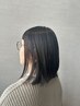 【WATANABE限定】★カット+頭皮に薬剤をつけないカラー+TR+骨格補正シャンプ-