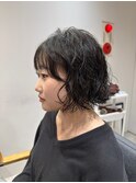 ボブパーマ［ミニボブ/ニュアンス/ショートボブ］