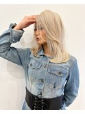 bleach only / natural layer