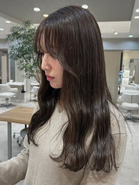 ヴィサージュアクト(VISAGE a.c.t) オリーブベージュ×シースルーバング