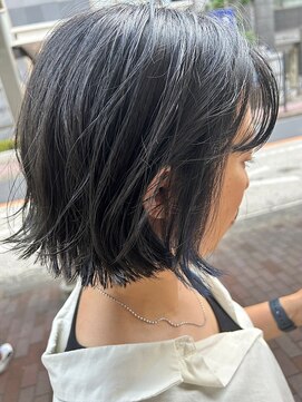 シャル 町田(shalu) ブリーチなしダークグレー/インナーカラー