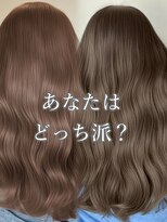 アマトウキョウスマートサロン(AMA TOKYO×Smart Salon)&nbsp;ヘーゼルベージュ　ブリーチなし　レイヤーカット　海外風
