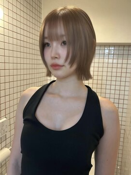 ペレ アネックス 大阪梅田茶屋町店(PELE ANNEX) ミディアムヘア/暗めカラー/グランマッシュ/梅田