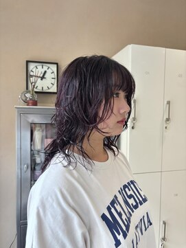 フィグバイアルテフィーチェ(fig by artefice) レイヤーパーマ×レッドブラウン