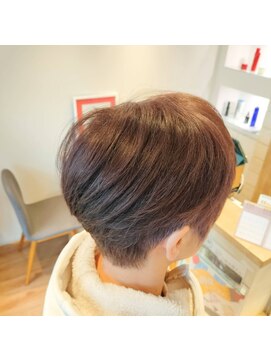 ヘアーゾーン ハチマルハチ 登戸駅前店(Hair Zone 808) ブリーチなしの透明感白髪ぼかしカラー