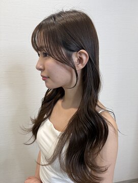 サク(Sac.) 顔周りカット×透明感カラー×グレージュSac.栃木優佑