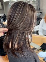 レディアル 大宮(REDEAL ope.) 【ハイライト】ベージュハイライトバレイヤージュ