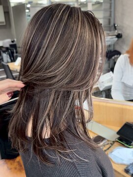 レディアル 大宮(REDEAL ope.) 【ハイライト】ベージュハイライトバレイヤージュ