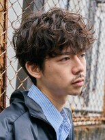 フィフス 大分(fifth)&nbsp;大分つよめ無造作シャドウパーマメンズカットナチュラルマッシュ