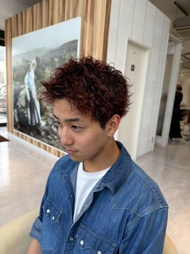 ルシードスタイルレーヴ(LUCIDO STYLE REVE) 【長野市/メンズ】カット×カラー×ツイストスパイラルパーマ