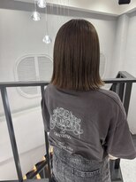 タミーズ 金山(Tummy's) 切りっぱなしボブ×ベージュカラー