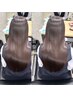 【うる艶美髪】髪質改善ストレート+高補修TR+メンテナンスカット ¥19800