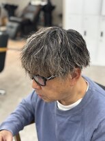 スウェル 稲毛店(Swell)&nbsp;MEN’S HAIR/サーフカール/刈り上げセンターパート/稲毛