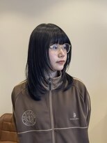 ベンジー 金山店(benji)&nbsp;レイヤーカット×透明感ブラック
