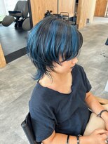アノネ(anone)&nbsp;デザインカラー×ウルフカット