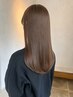 【new open】【髪質改善】透明感カラー(ブリーチ無し)+カット+髪質改善tr
