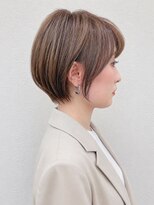 ソレア(SOLEA)&nbsp;20代30代40代50代髪質改善ミルクブラウンナチュラルショート