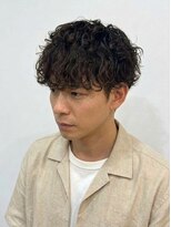 ジェットブラックキューサンロク(JET BLACK 936)&nbsp;波巻きパーマ　30代