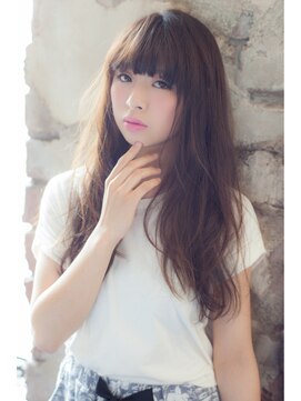 エアー 福岡(AIR) [air-FUKUOKA]　ラフウェーブ　暗めでも透明感のベージュカラー