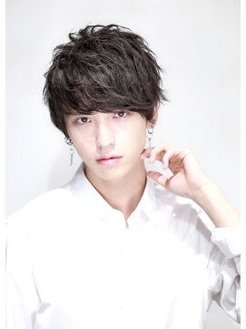 リップスヘアー 銀座(LIPPS hair) ネープレスラフ無造作ビジカジツーブロックスマートマッシュ