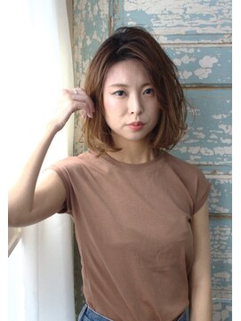 バグズ ヘアデザイン 桔梗が丘店(Baguz HAIR DESIGN) やわらかで優しい、エアリーボブ