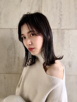 ネイヴィル(navile)&nbsp;うざバング×チョコブラウン