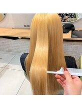 プレミアムストレートはブリーチ毛にもかけられる？！