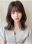【Silk-lei吉祥寺】イヤリングカラーインナーカラー小顔ヘア20代